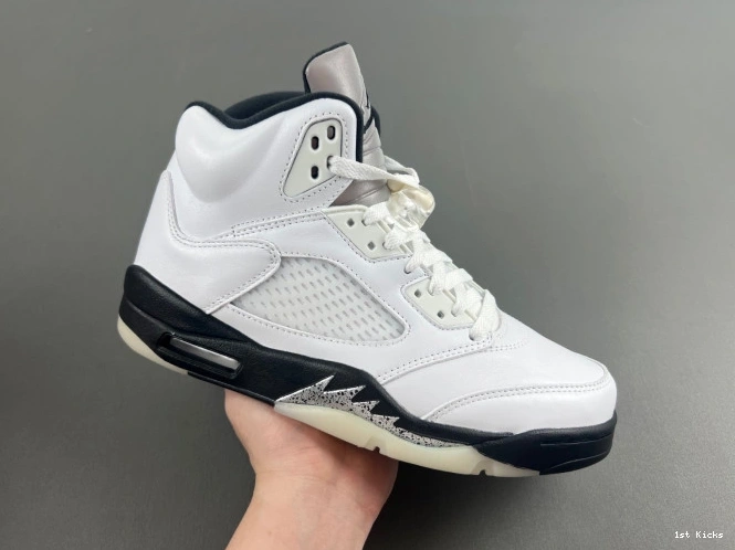 1st Kicks BLACK' AIR JORDAN DD0587-110 5 RETRO 'WHITE 0721